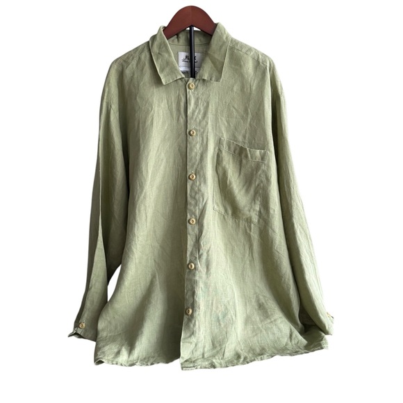 Flax by Jeanne Engerhart Tops - Flax By Jeanne Engerhart Linen Button Down Top